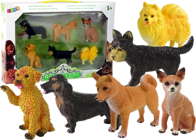 Set od 6 figurica pasmina Famous Dog of the World