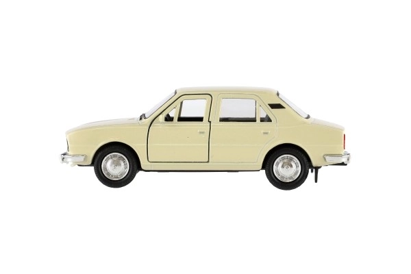 Auto Welly Škoda 105L metal/plast 11cm 1:34-39 slobodan hod 4 boje u kutiji 15x7x7cm