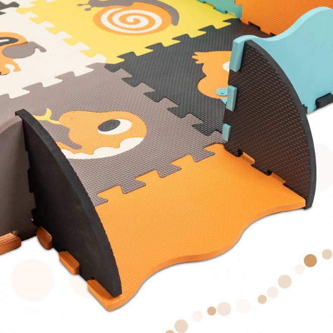 Šarene pjenaste puzzle sa životinjama i ogradom - 25 komada
