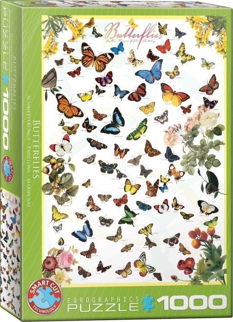 EUROGRAPHICS Puzzle Leptiri 1000 dijelova