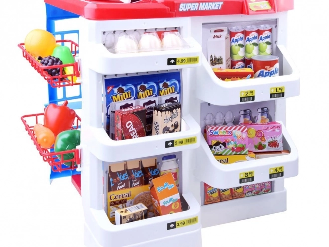 Dječji supermarket s blagajnom i skenerom