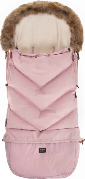 Zimski zimski navlaka Fluffy Combi, Old Pink