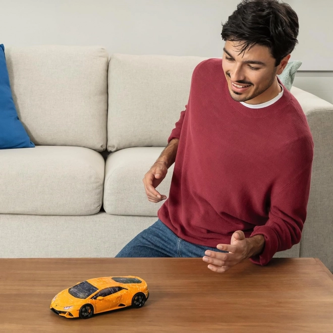 Puzzle 108 dijelova 3D Vozila Lamborghini Huracan Evo Arancio