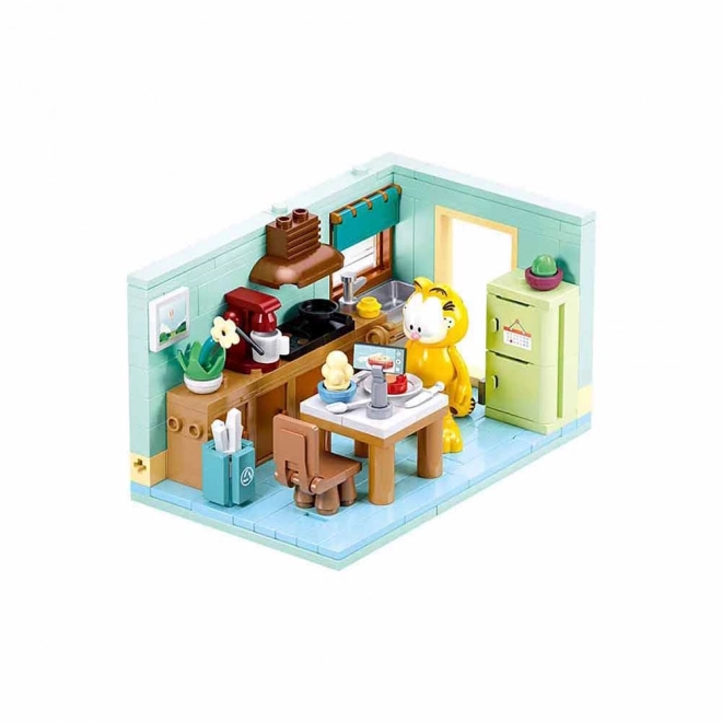 Sluban Garfield u kuhinji