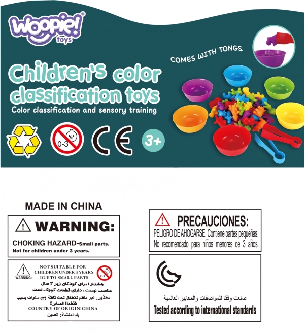 WOOPIE Edukativni Set Učenje Brojanja Montessori Dino Puzzle 95 kom