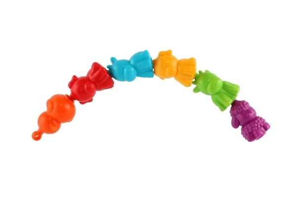 Plastične životinje domaća farma povezujuća u lanac 12 kom 8cm u plastičnoj posudi 10x18cm 12m+
