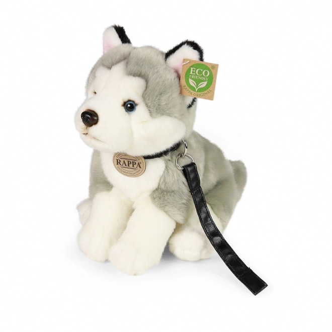 Plišani pas Husky s vodilicom 28 cm od Rappa