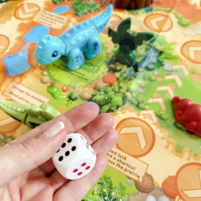 Konstruktorski set Dinosaurusi 2u1 društvena igra