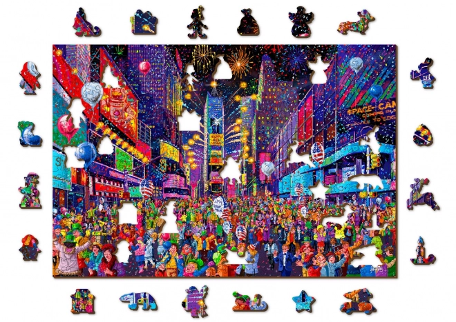 Wooden City Drvene puzzle Silvestar 2u1, 505 dijelova EKO