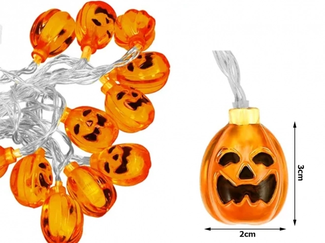 Viseća LED bundeva girlanda za Halloween