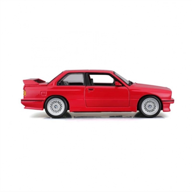 Metalni autić BMW 3 Series M3 1988 crvena