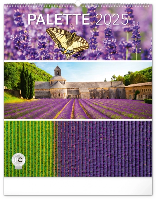 NOTIQUE Zidni kalendar Paleta 2025, 48 x 56 cm