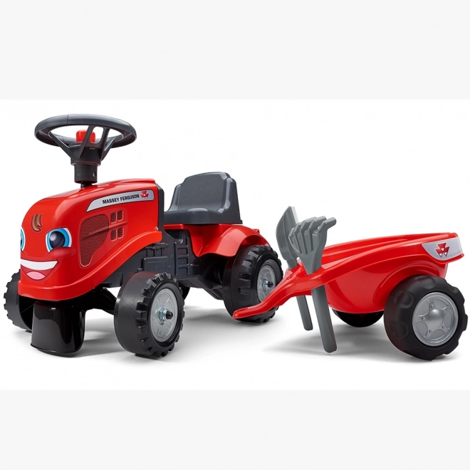 Guralica traktor Massey Ferguson crvena s volanom i