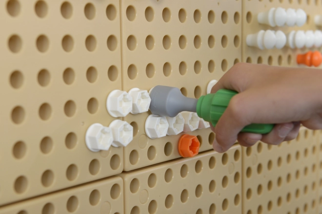 Masterkidz set alata s bušilicom i 8 elemenata za znanstveno-kreativnu ploču STEM