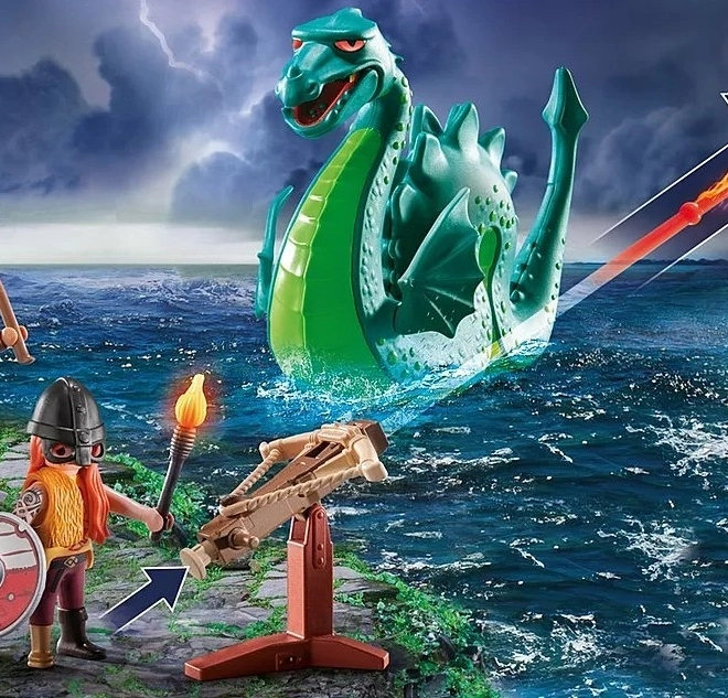 Set figurica My Life Viking s morskim zmijom