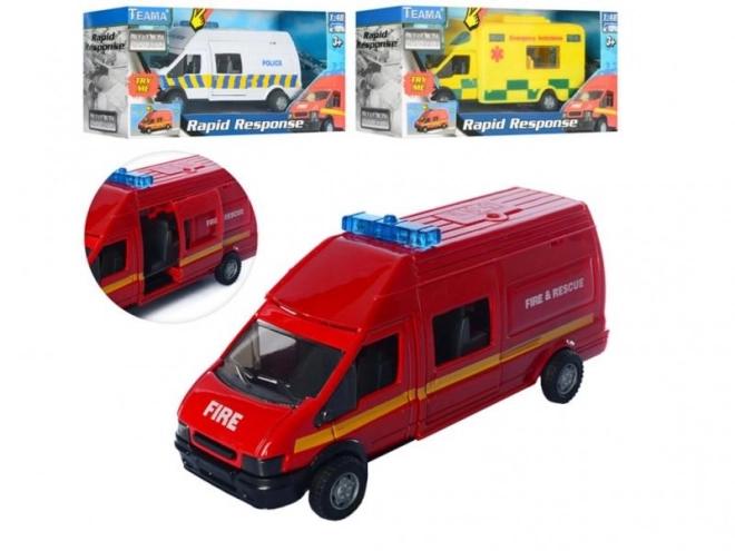 Metalni auto Rapid 1:48 sa zvukom