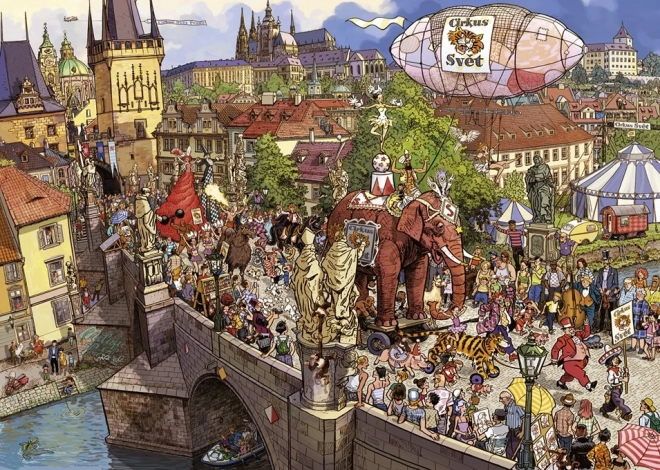 Puzzle Ulična povorka 2000 dijelova