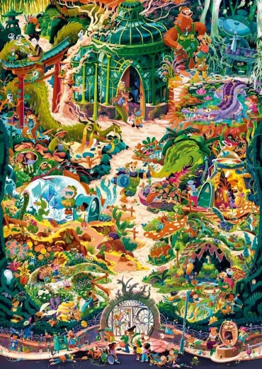 HEYE puzzle botanički vrt 2000 dijelova