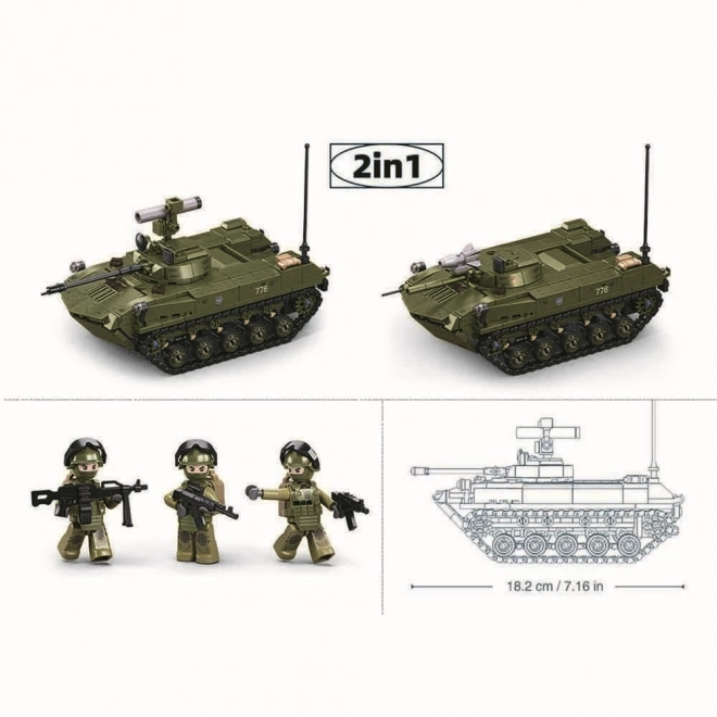 Sluban model tenka BMD-2S 1:35