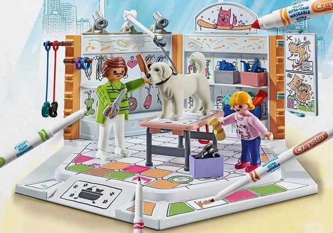 Playmobil Salon za pse s Crayola bojama