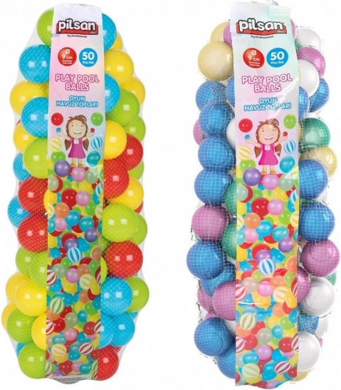 Loptice za bazen 9 cm 50 kom u mrežici