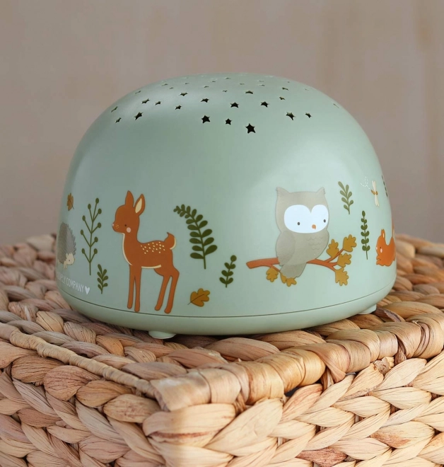 A Little Lovely Company Projektorska svjetiljka – Šumski prijatelji