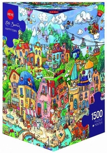 Slagalica HEYE Happytown 1500 dijelova
