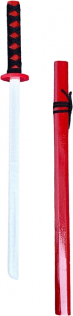 Drvena vježbovna katana crvena 70 cm