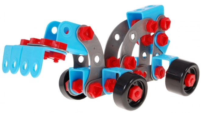 Set za djecu + električni odvijač + alat + 10 modela za gradnju - 552 dijelova