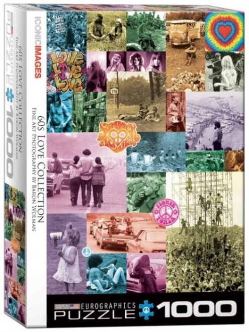 Eurographics Puzzle Ljubav 60-ih godina 1000 komada