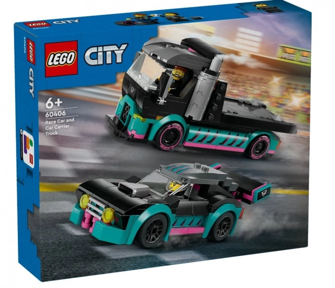 LEGO® City 60406 Kamion s trkaćim autom
