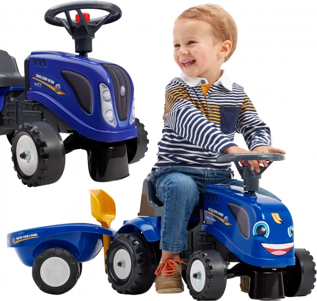 Guralica traktor NEW HOLLAND s prikolicom i dodacima za djecu od 1 godine