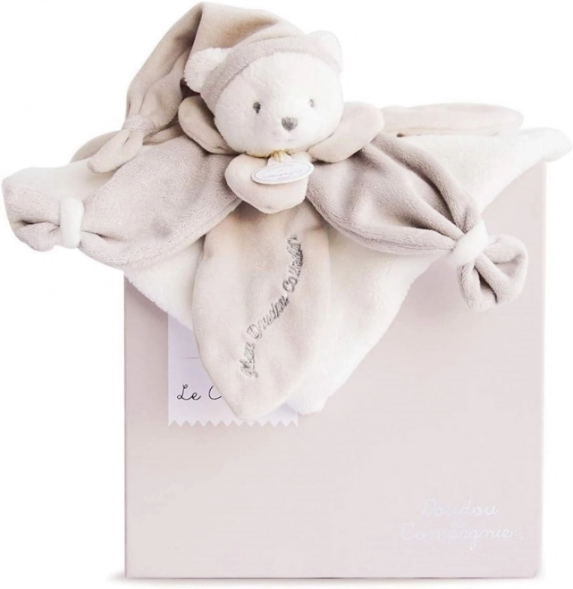 Doudou Poklon set - plišani medvjedić za uspavljivanje bež 24 cm