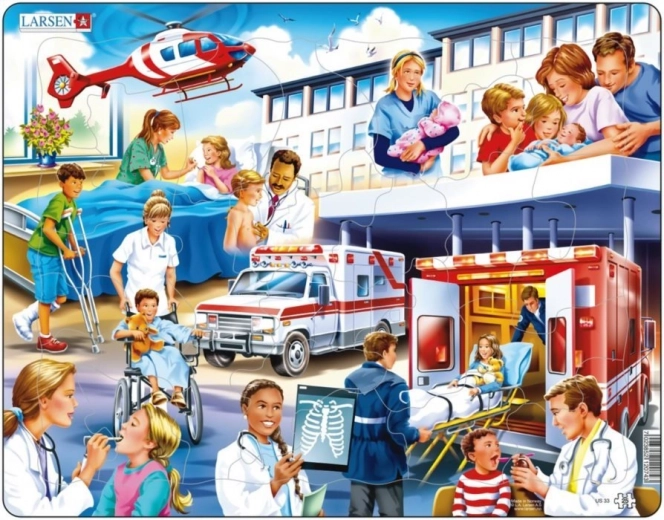 Larsen puzzle bolnica 25 dijelova