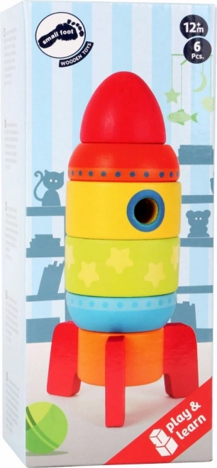 Mala drvena raketa u bojama