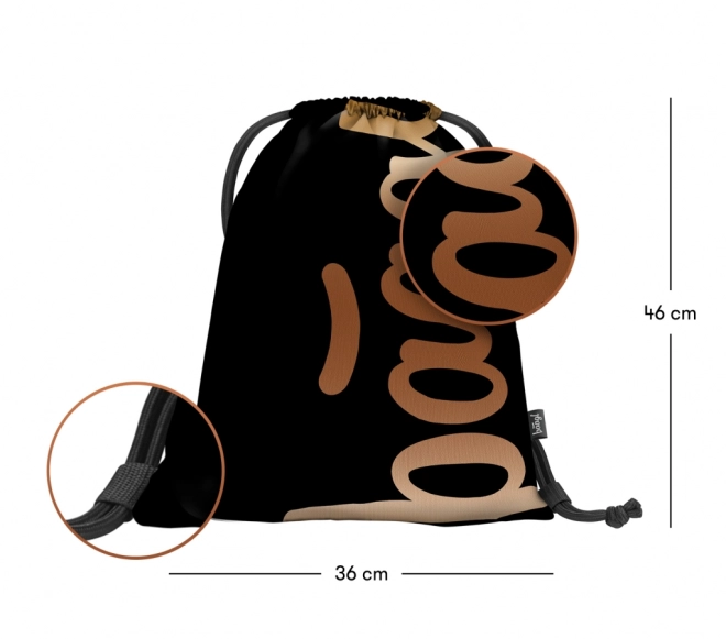 Torba za leđa BAAGL Metallic Bronze