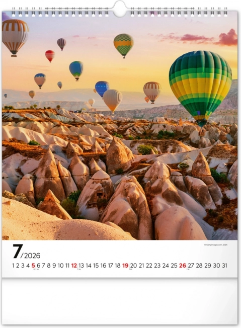 Zidni kalendar Inspiracija 2026
