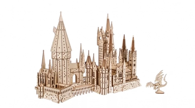 Ugears 3D drveni mehanički puzzle Dvorac Hogwarts, Harry Potter