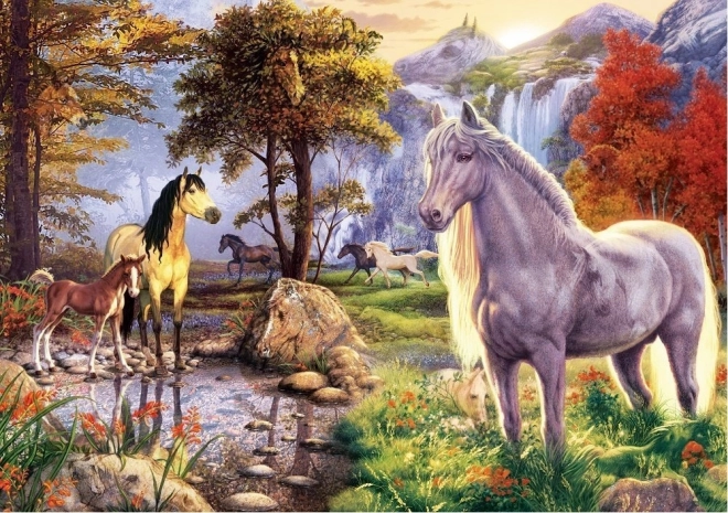 Puzzle ART PUZZLE Skriveni konji 1000 dijelova