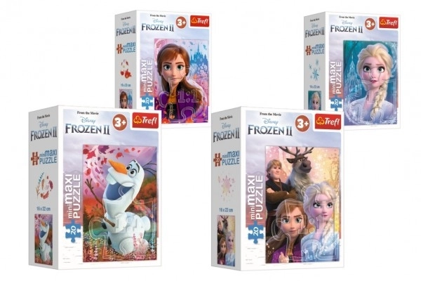 Minipuzzla miniMaxi 20 dijelova Snježno kraljevstvo II/Frozen II 4 vrste u kutiji 11x8x4cm – Anna