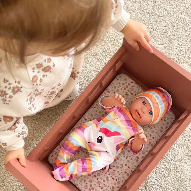 Woopie kraljevska odjeća za lutke jednorog set odijelo kapica 43-46 cm