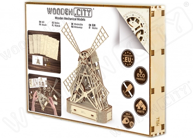 WOODEN CITY 3D puzzle Mlin 222 dijelova
