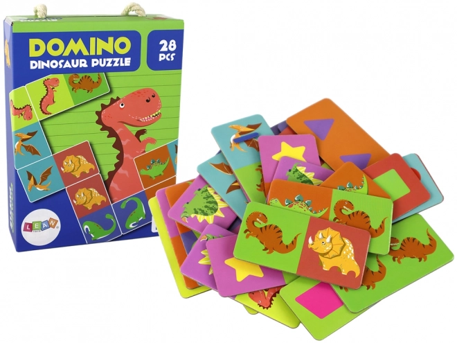 Igra slagalica Dvostrano domino Dinosauri - 28 dijelova