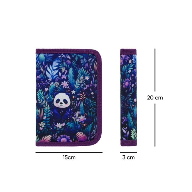 BAAGL 3 SET Ergo Jungle Panda: školska torba, pernica, vrećica