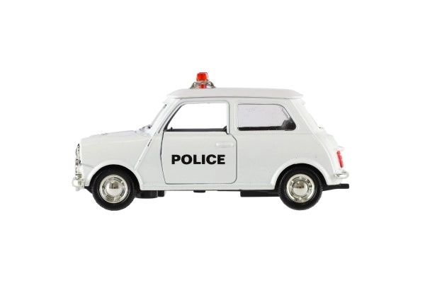 Auto policija retro 11cm metal / plast na povratni pogon na baterije sa svjetlom 4 vrste