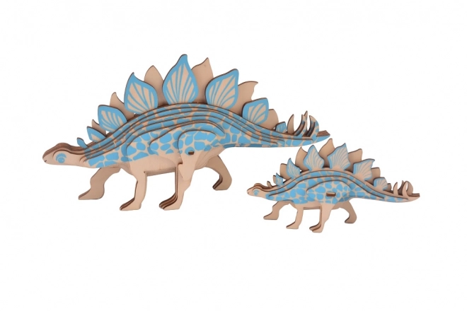 Woodcraft Drvene 3D puzzle Stegosaurus 2u1