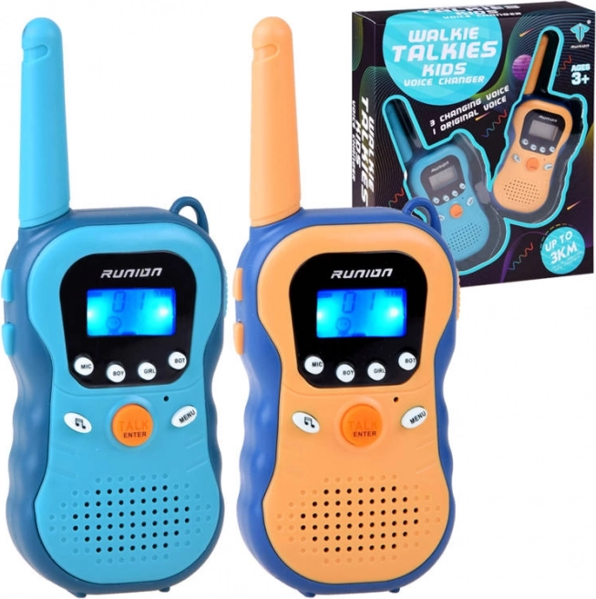 Dječije walkie-talkie stanice s dometom do 3 km i modulatorom glasa