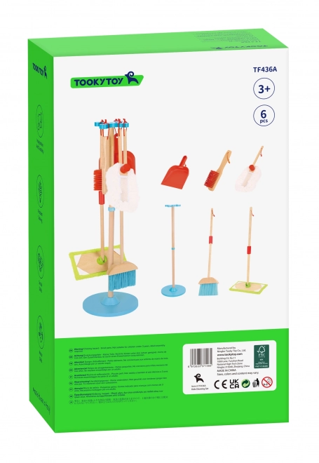 Drvena garnitura za čišćenje za djecu Tooky Toy