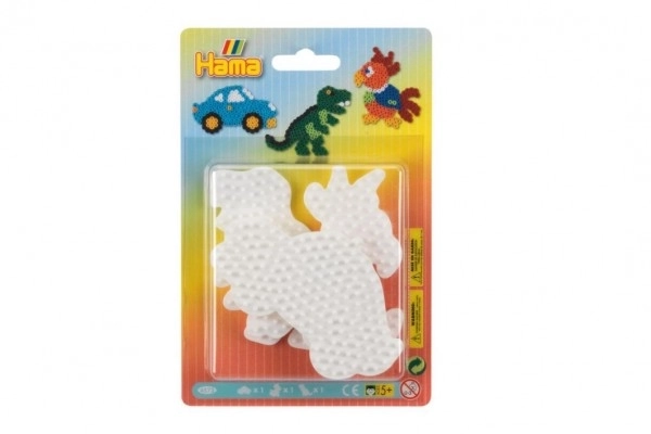 Podloga za peglanje perlica s motivima Auto, Papiga i Dinosaur