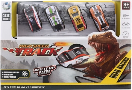 Ispaljivačka staza s dinosaurom i autićima